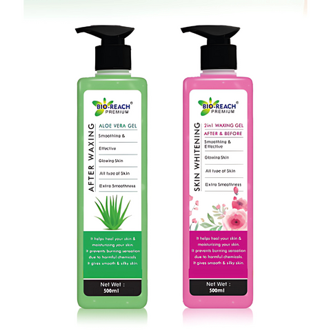 ALOE VERA & SKIN WHITENING WAXING GEL
