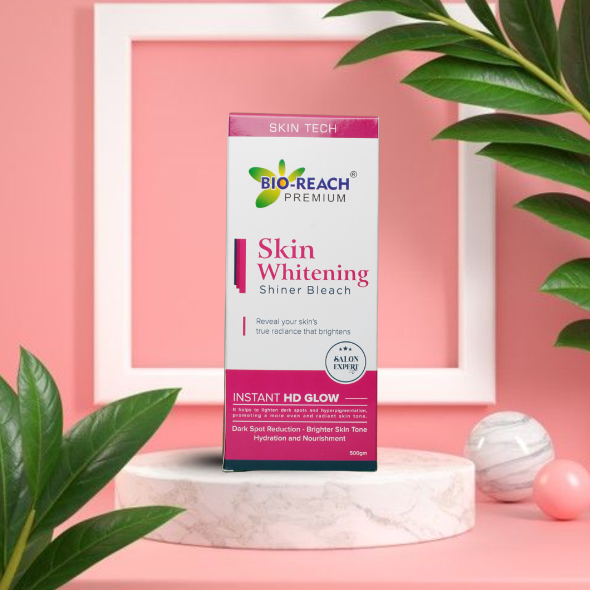 Skin Whitening Shiner Facial Bleach