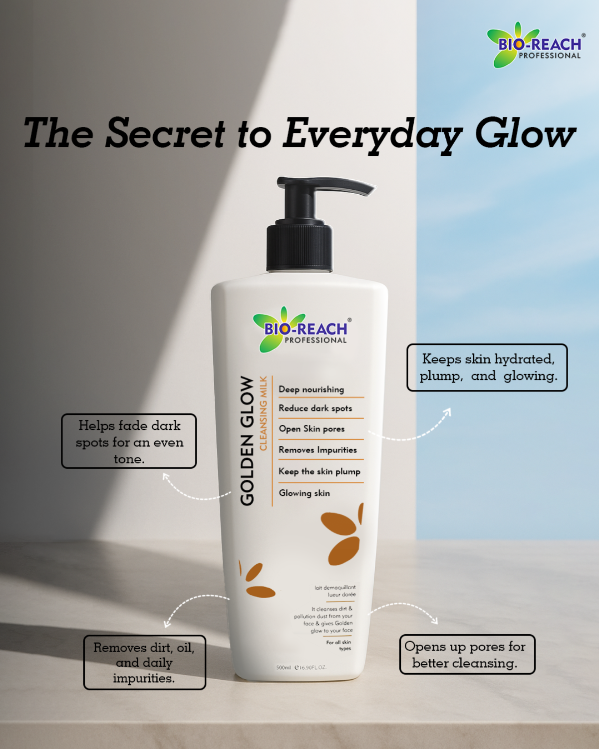 GOLDEN GLOW CLEANSING MILK