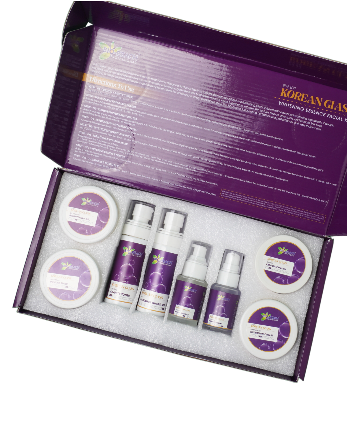 KOREAN GLASS FACIAL KIT